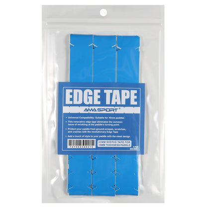 Bande de protection de raquette AMASPORT bleue, largeur 23 mm : sachet de 3 bandes pour raquettes de 16 mm