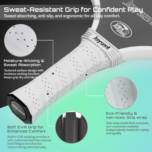 Grip antidérapant et absorbant de la raquette Joysent carbone T300