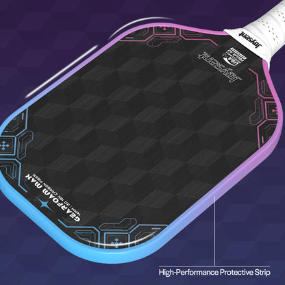 Bord de protection de la raquette Joysent Gearfoam Max, dégradé bleu et rose